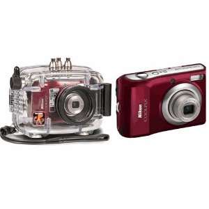   Underwater Housing AND Nikon L24 Camera   Package