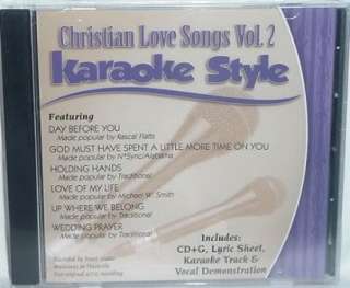 Christian Love Songs V2 Christian Karaoke NEW CD+G  