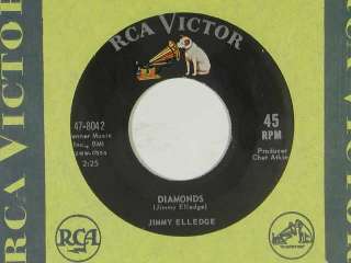 JIMMY ELLEDGE rock 45 BO DIDDLEY / DIAMONDS ~ RCA VG+ to VG++  