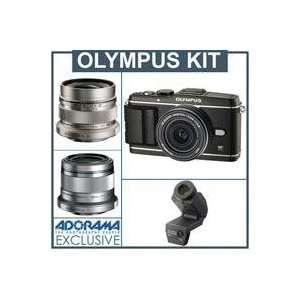  Olympus E P3 Pen Digital Camera Black Kit with M.Zuiko 