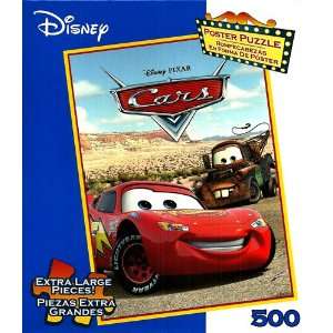  Disney Pixar Poster Puzzle Cars 500 Extra Large Pieces 