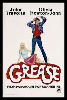 GREASE * ADVANCE 1SH ORIG MOVIE POSTER NM M 1978 ROLLED  