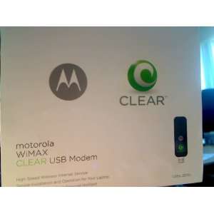  Motorola Wimax Clear Usb Modem
