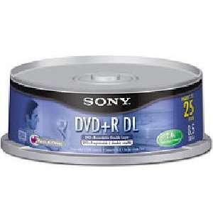  SONY Disk Dvd+R 8.5g 8x Double Layer Electronics