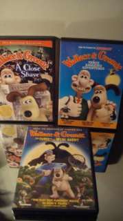 WALLACE & GROMIT DVD LOT  