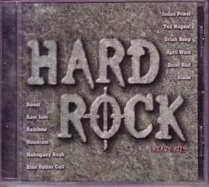 HARD ROCK Heavy Hits Various 1998 Oop CD Ram Jam 70s  
