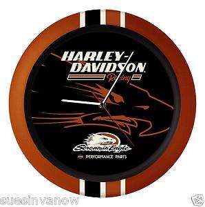 New Genuine Harley Davidson 13 Screamin Eagle Sound Boxed Wall Clock 