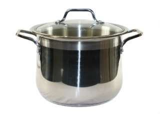 CONCORD 16 QT 18/10 Tri Ply Stainless Steel Stock Pot  