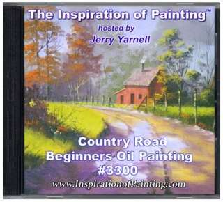 Jerry Yarnell dvd COUNTRY ROAD oil painting art video  