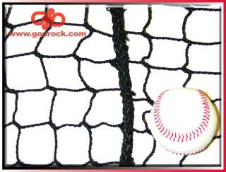 10 X 10 X 40 Batting Cage Net (#36), Rope Edges, NEW  