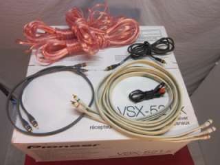 Pioneer 5.1 HDMI 3D Receiver Amplifier.w/ iPod / iPhone Cable.Home 