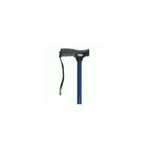  Carex Soft Grip Folding Cane, Metallic Blue. Health 