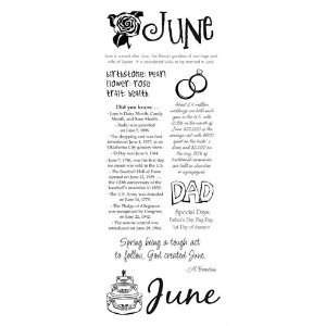  FACTS JUNE Month Sticker FACTJUNT2 