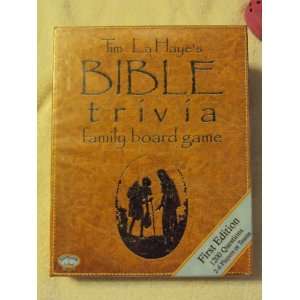  Tim La Hayes Bible Trivia Family Board Game Toys & Games