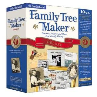 Software Broderbund Brands Family Tree Maker