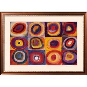  Farbstudie Quadrate, c.1913 Framed Poster Print by Wassily 