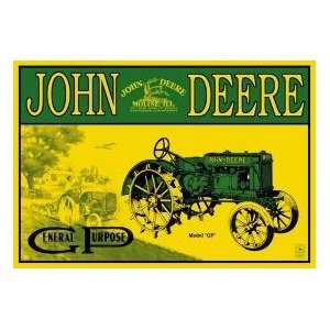  John Deere Farm Tractor tin sign #668 