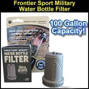  Frontier Sport Water Bottle Filter   Military Edition 