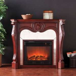  SEI Belmont Electric Fireplace in Cherry