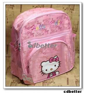 Hello Kitty Pink Kids Rucksack Backpack Schoolbag Bags  