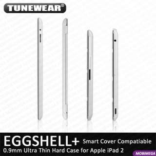 Tunewear Eggshell+ 0.9mm Case iPad 2 Smart Cover White  