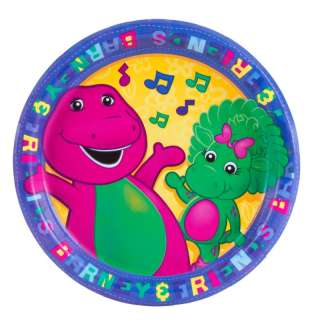 BARNEY & FRIENDS Birthday Party Supplies Deluxe Set 8  