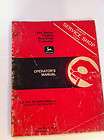 John Deere 60 70 Service Operators Manual Parts Catalog  