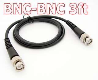 BNC Male BNC Male 3ft RG58A/U Coax. Jumper Cable for Oscilloscope and 