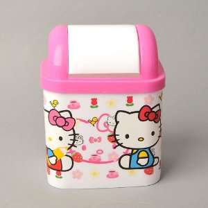  Hello Kitty Wastebin Trash Can Garbage Box White