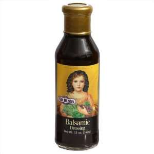 Gia Russa Balsamic Dressing   12 Ounce  Grocery & Gourmet 