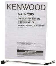 Kenwood KAC 7205 2 Channel 1000 Watt Amplifier Car Amp + 4 Gauge Amp 