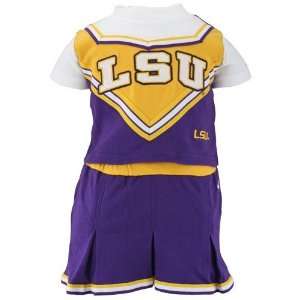   Two Tone Infant Girls Two Piece Cheerleader Dress