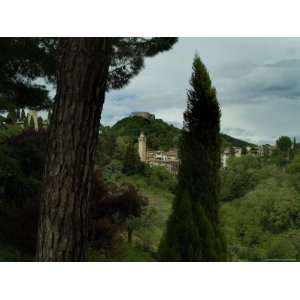  The Rocca Perched above the City of Asolo, Italy Stretched 