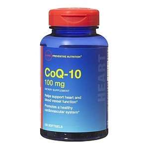  GNC Preventive Nutrition Coq 10 100mg 120 Capsules Q10 