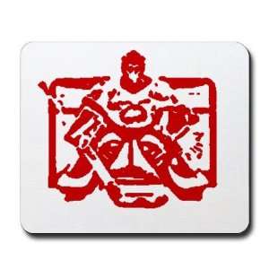  Hockey goalie red Hockey Mousepad by  Office 