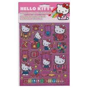  Hello Kitty Gold Outlined Stickers Arts, Crafts & Sewing