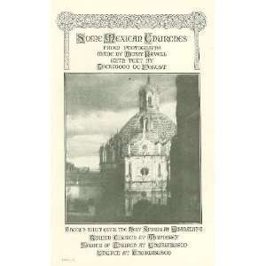  1908 Mexican Churches Guadalupe Monterey Churubusco 