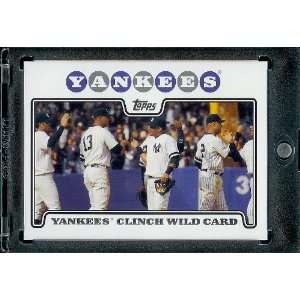   Clinch Wild Card   MLB Trading Card   In Protective Display Case