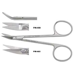Converse Scissors, 4 1/4 (108mm), angled, semi sharp tips, saber back 