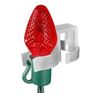 Gutter or Shingle Spring Clips   For C7 or C9 Christmas Light Bulbs 