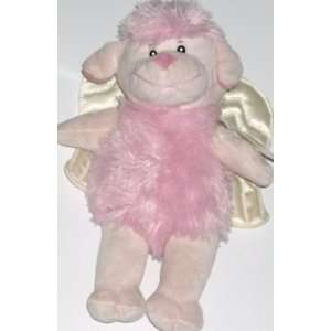   Velvety Soft Pink Lamb Angel Plush Pal Stuffed Animal 