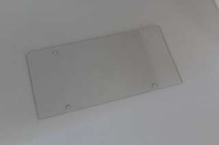 License Plate Cover Clear Shield Protection Frame  