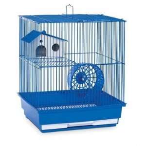   Animal Supplies Two Story Hamster & Gerbil Cage   Blue