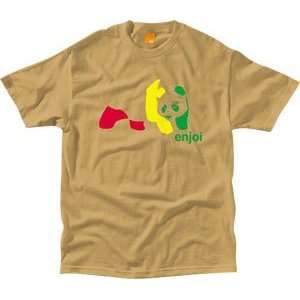  Enjoi Rasta Panda T Shirt [Medium] Camel Sports 