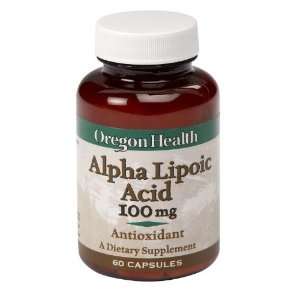  Oregon Health Alpha Lipoic Acid 100mg 60 caps Health 