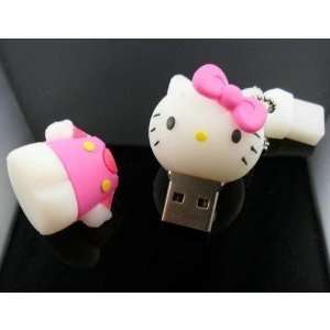  4GB USB Flash Drive Memory   Pink Hello Kitty