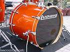 LUDWIG 22 BASS DRUM ACCENT CS CUSTOM in AMBER LACQUER for DRUM SET 