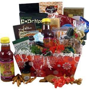 Holiday Deliciously Diabetic Gift Basket  Grocery 