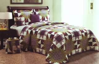 Victoria Classics 5 Piece Quilt Set Decorative Pillow & Tote 