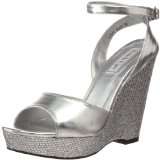 Shoes & Handbags silver wedge   designer shoes, handbags, jewelry 